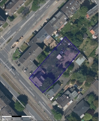 Bauträger-Grundstück für MFH mit positiver Bauvoranfrage In Krefeld-Inrath, 47803 Krefeld, Wohngrundstück