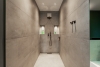 Designer-Penthouse mit atemberaubendem Blick über den Stadtwald - Ebenerdige Rainshower Dusche