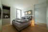 Designer-Penthouse mit atemberaubendem Blick über den Stadtwald - Schlafzimmer