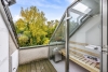 Außergewöhnliche Doppelhaushälfte mit Einliegerwohnung, Sauna und Kamin! - Balkon mit Sauna