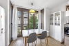 Stilvolle Maisonette mit zwei Balkonen & Stellplatz im Mauritiusviertel - Essbereich