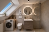 Stilvoll sanierte Maisonettewohnung mit Sonnen-Loggia in Rheinnähe - Bad Beispiel