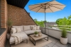 Stilvoll sanierte Maisonettewohnung mit Sonnen-Loggia in Rheinnähe - Terrasse