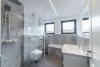 Stilvoll sanierte 4-Zimmer-Wohnung mit Sonnenbalkon in Düsseldorf-Oberkassel - Exklusives Badezimmer